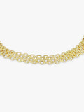 IBB 18ct gold bismark bracelet 19cm, UK version