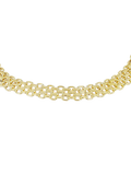 IBB 18ct gold bismark bracelet 19cm, UK version