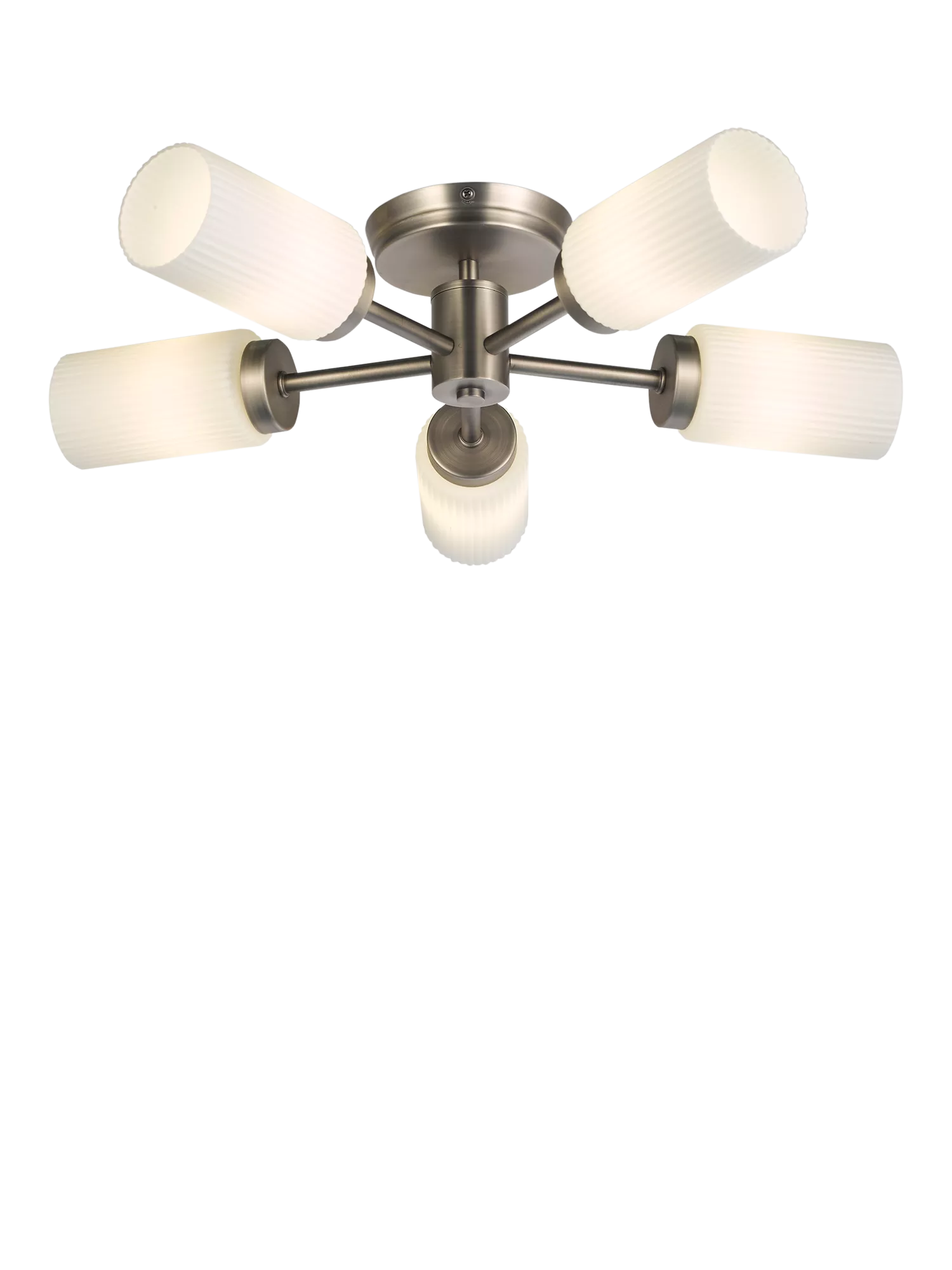 John Lewis Brompton 5 Arm Flush Ceiling Light