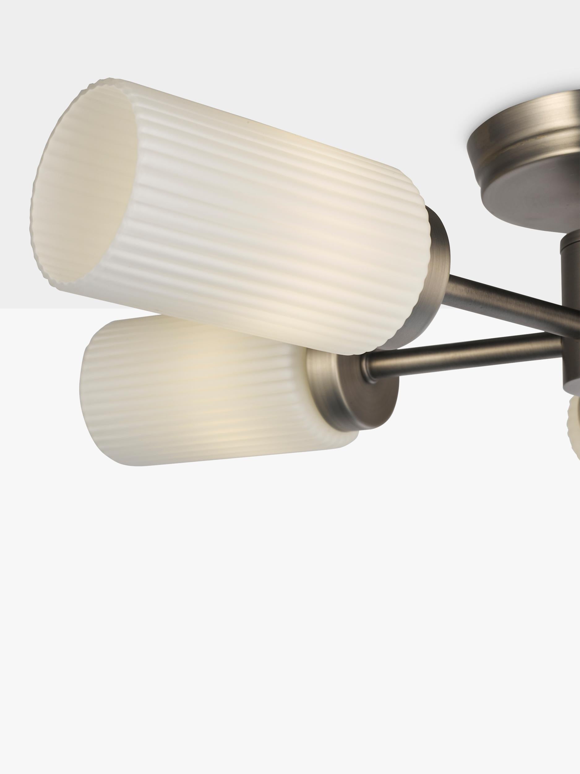 John Lewis Brompton flush ceiling light with five arms H12xW50xD50cm, UK version