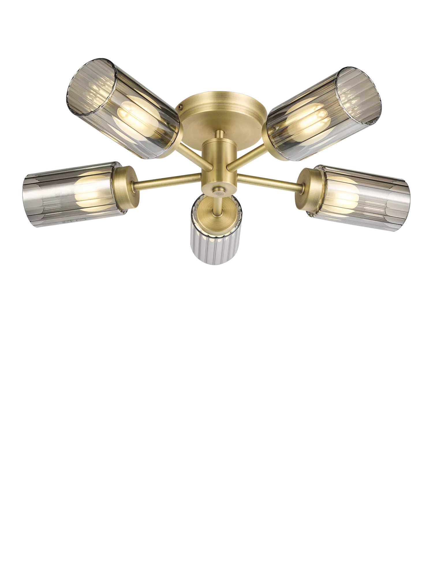 John Lewis Brompton flush ceiling light with five arms H12xW50xD50cm, UK version