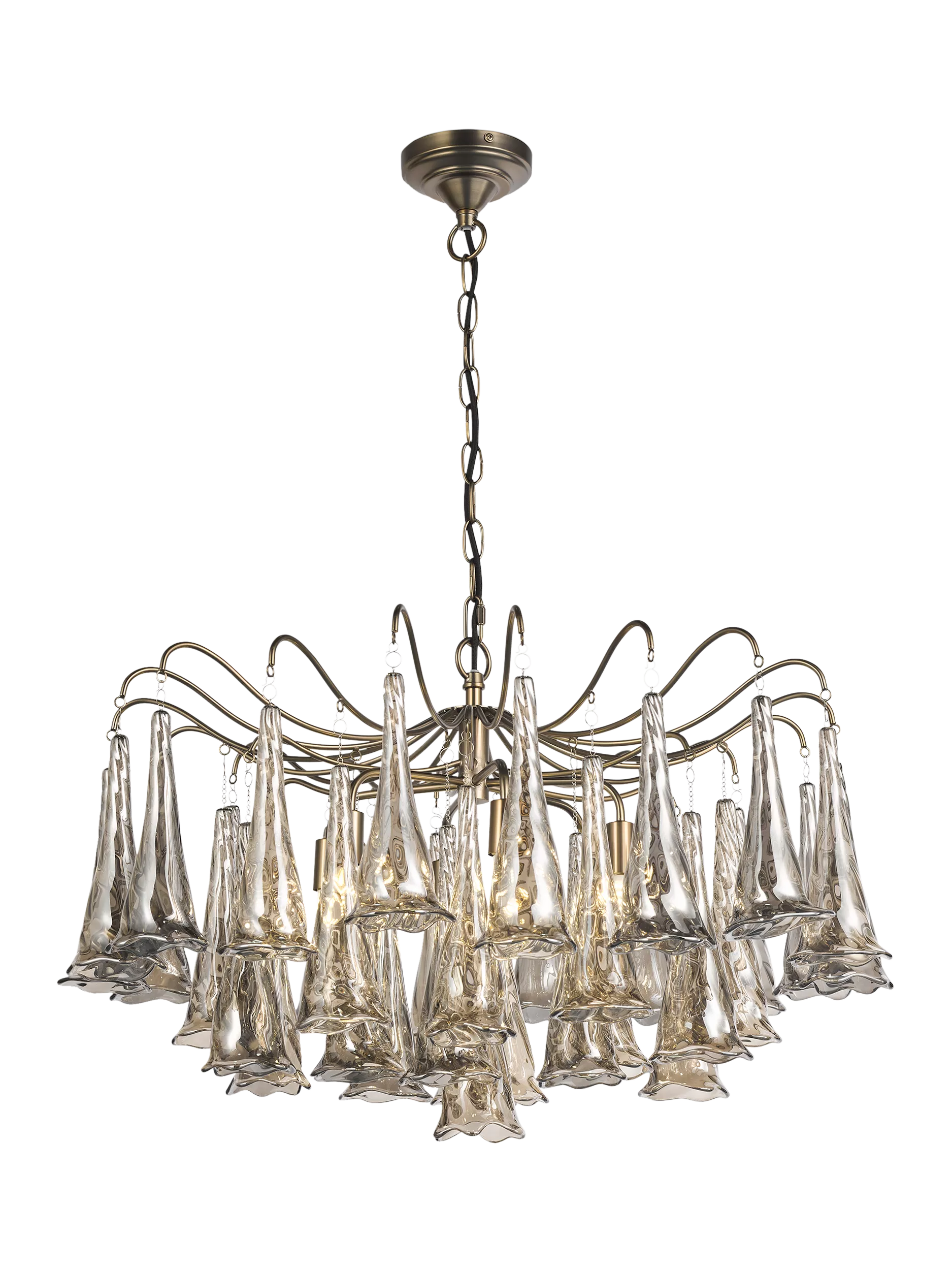 John Lewis Beatrix chandelier antique bronze, imported from the UK