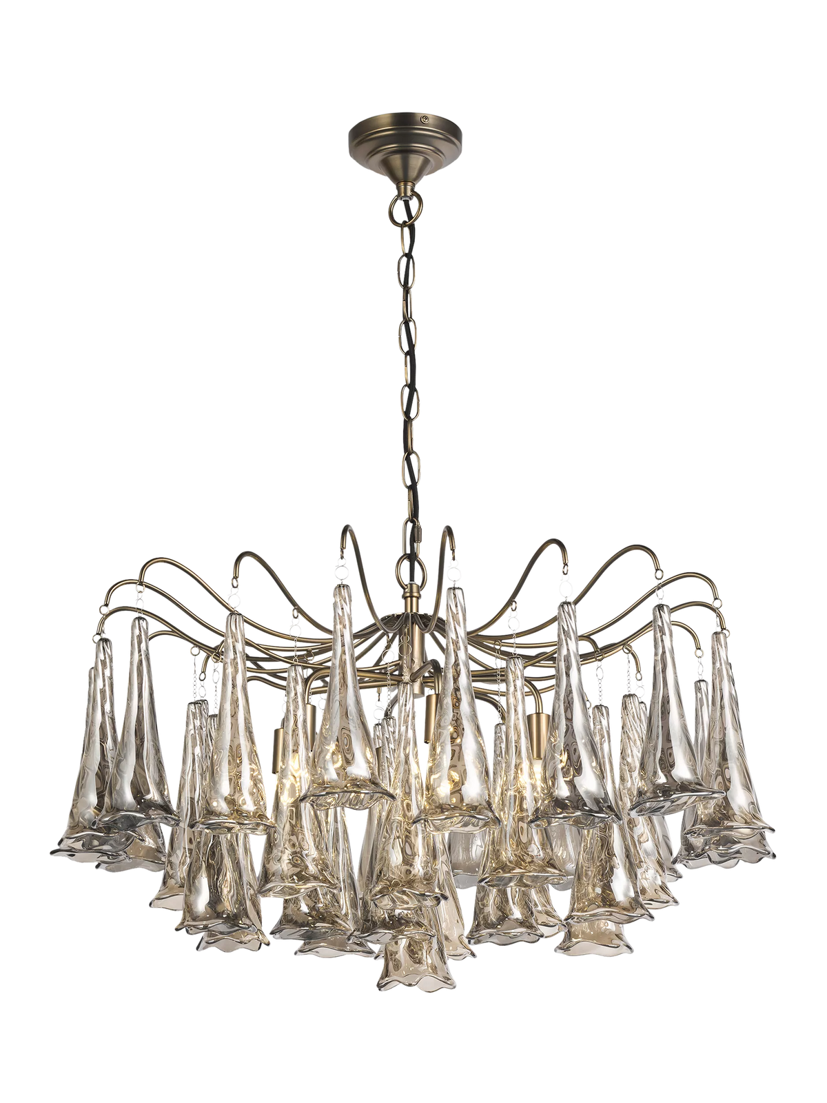John Lewis Beatrix chandelier antique bronze, imported from the UK