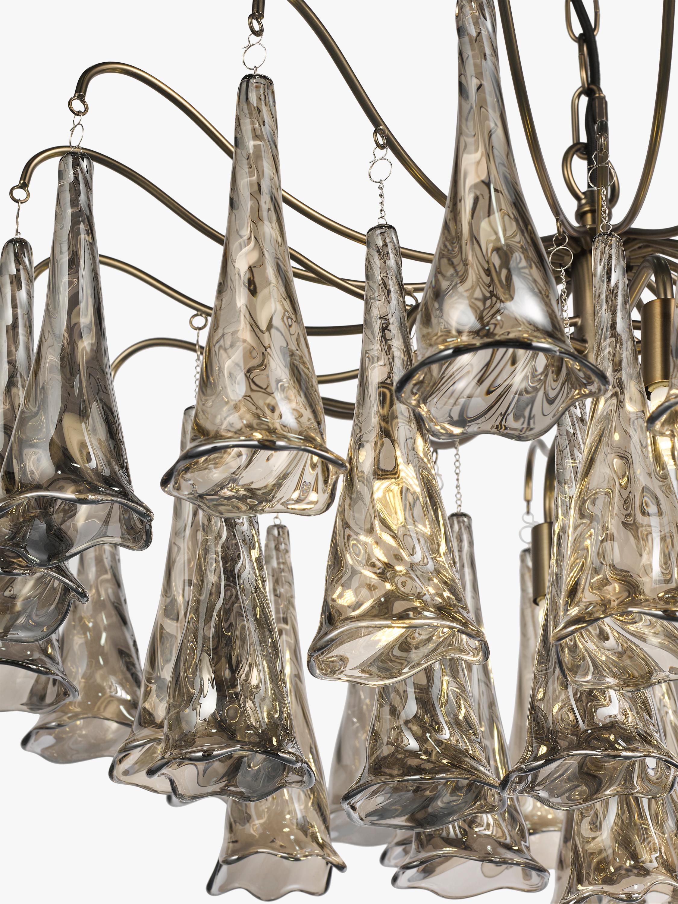 John Lewis Beatrix chandelier antique bronze, imported from the UK