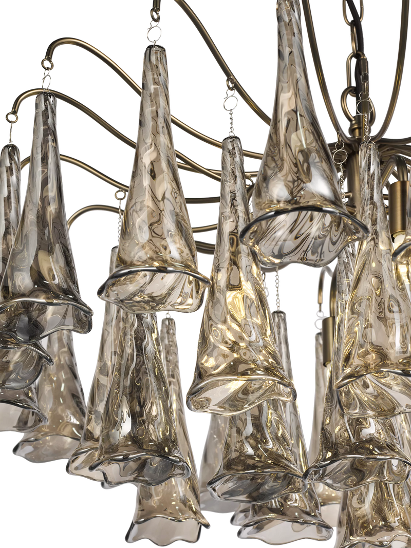 John Lewis Beatrix chandelier antique bronze, imported from the UK