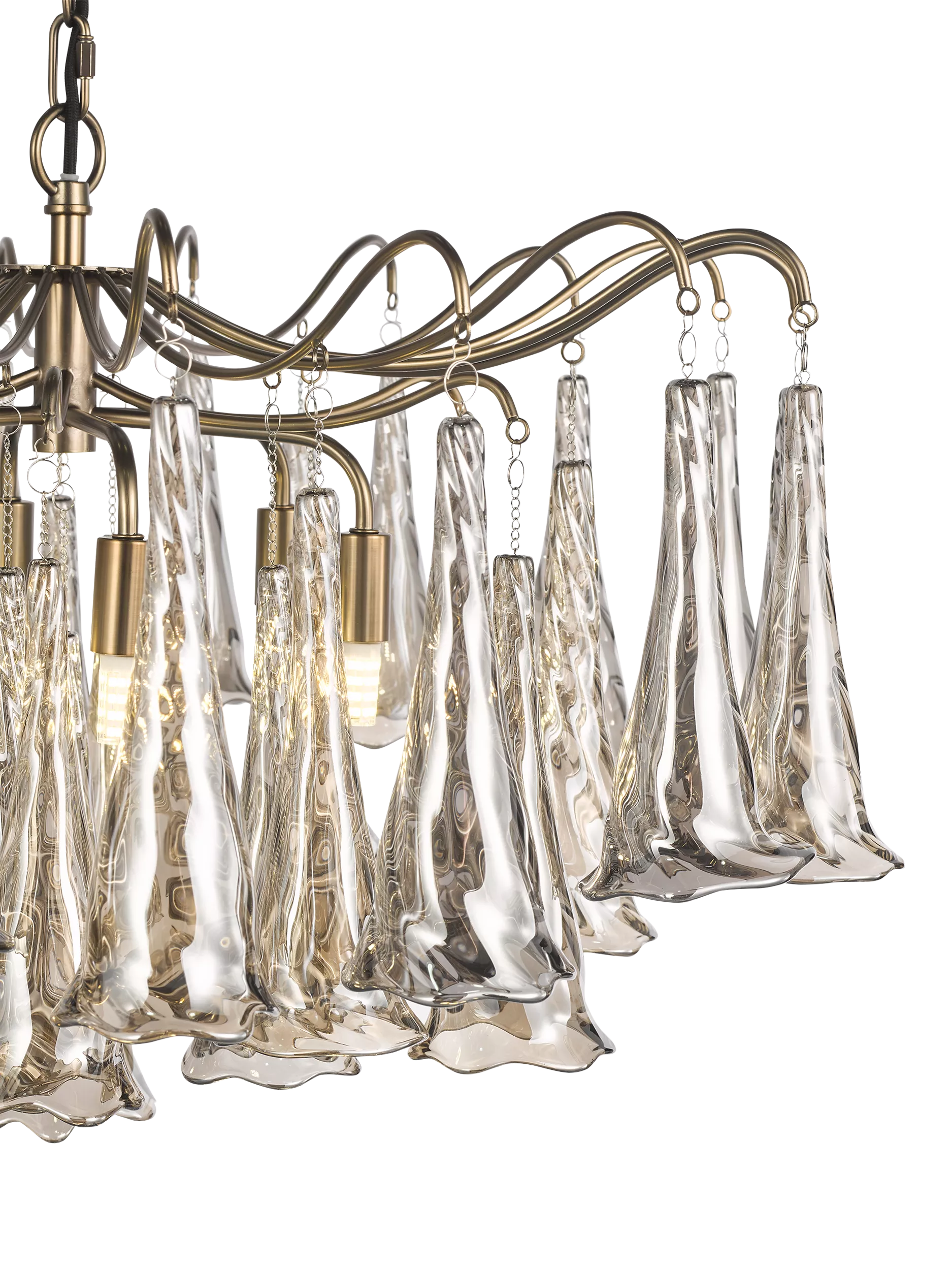 John Lewis Beatrix chandelier antique bronze, imported from the UK