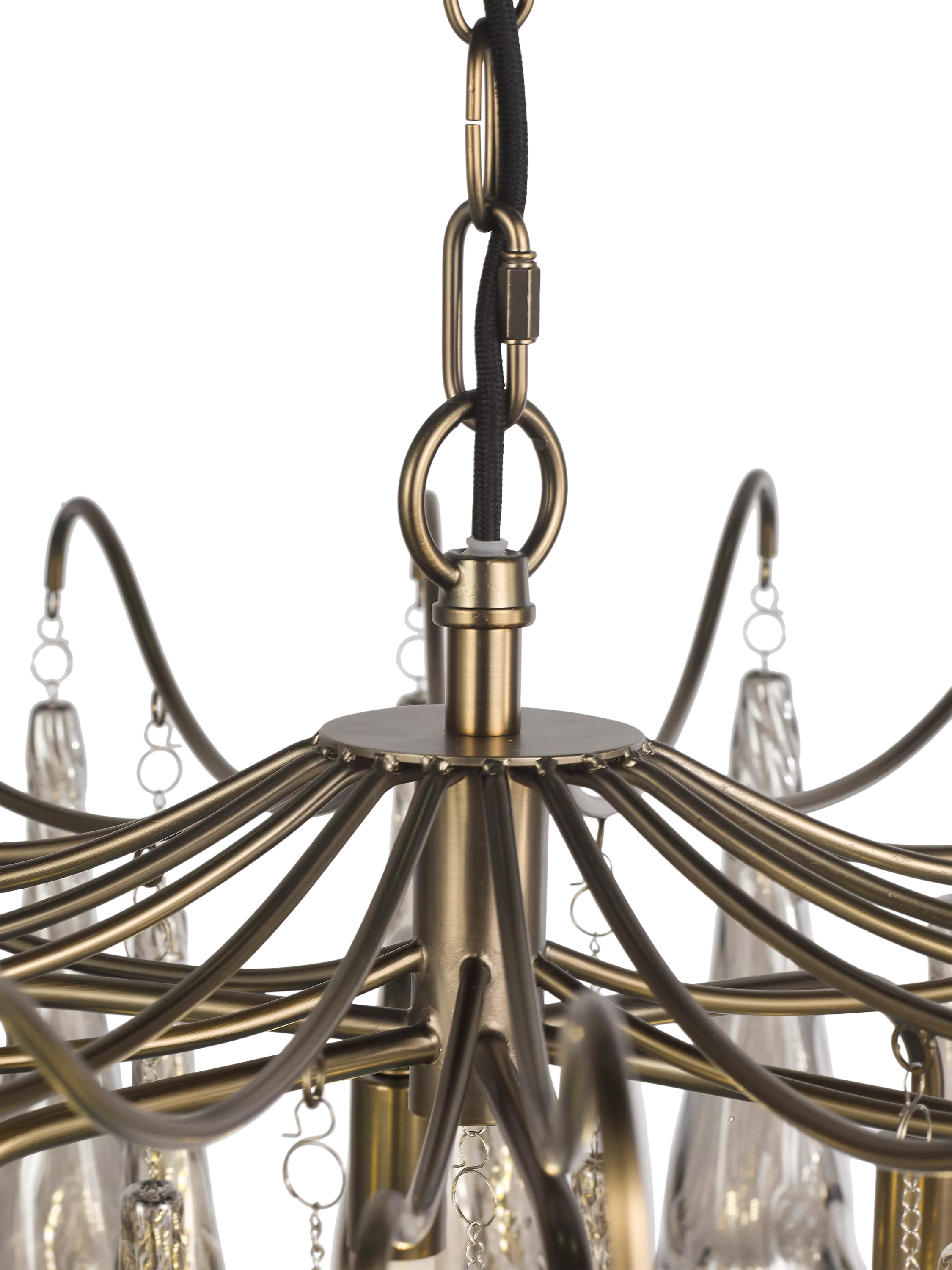 John Lewis Beatrix chandelier antique bronze, imported from the UK