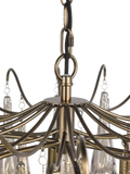 John Lewis Beatrix chandelier antique bronze, imported from the UK