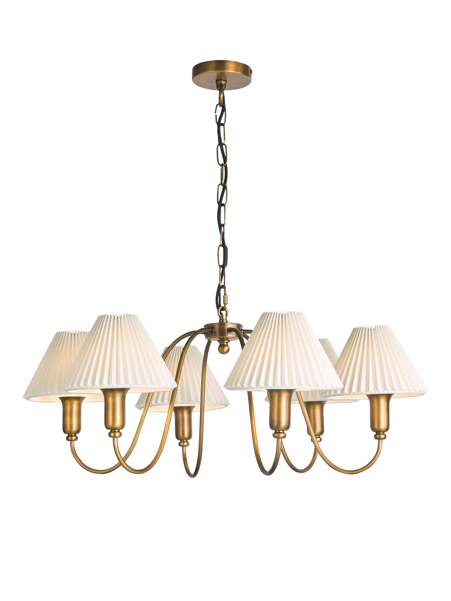John Lewis ceiling light six-arm candelabra - British product