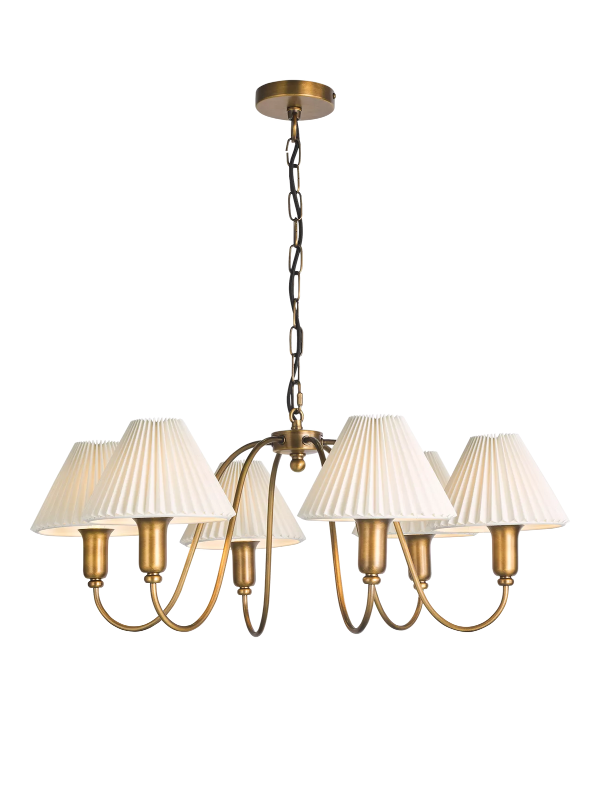 John Lewis ceiling light six-arm candelabra - British product