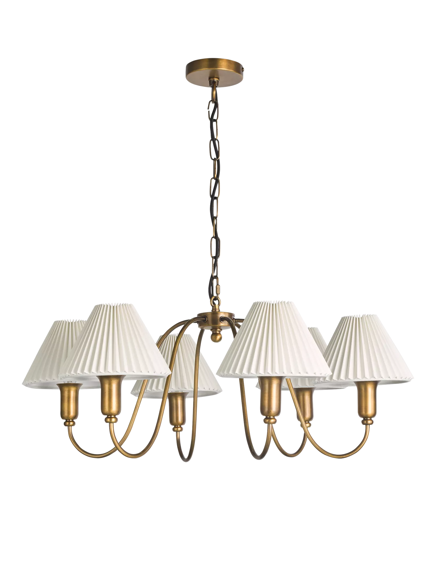 John Lewis ceiling light six-arm candelabra - British product