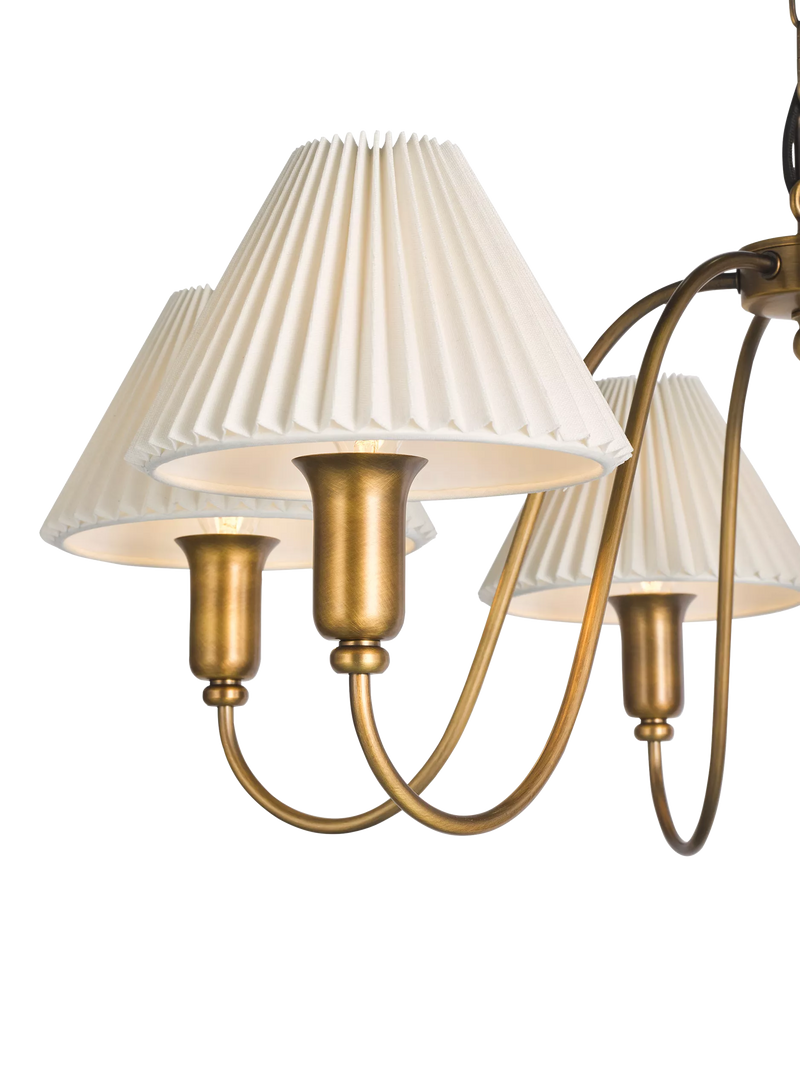 John Lewis ceiling light six-arm candelabra - British product