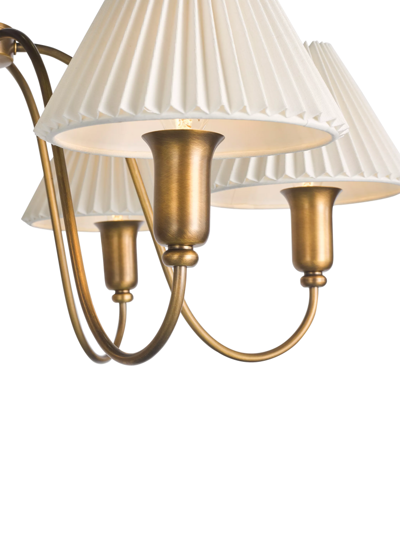 John Lewis ceiling light six-arm candelabra - British product