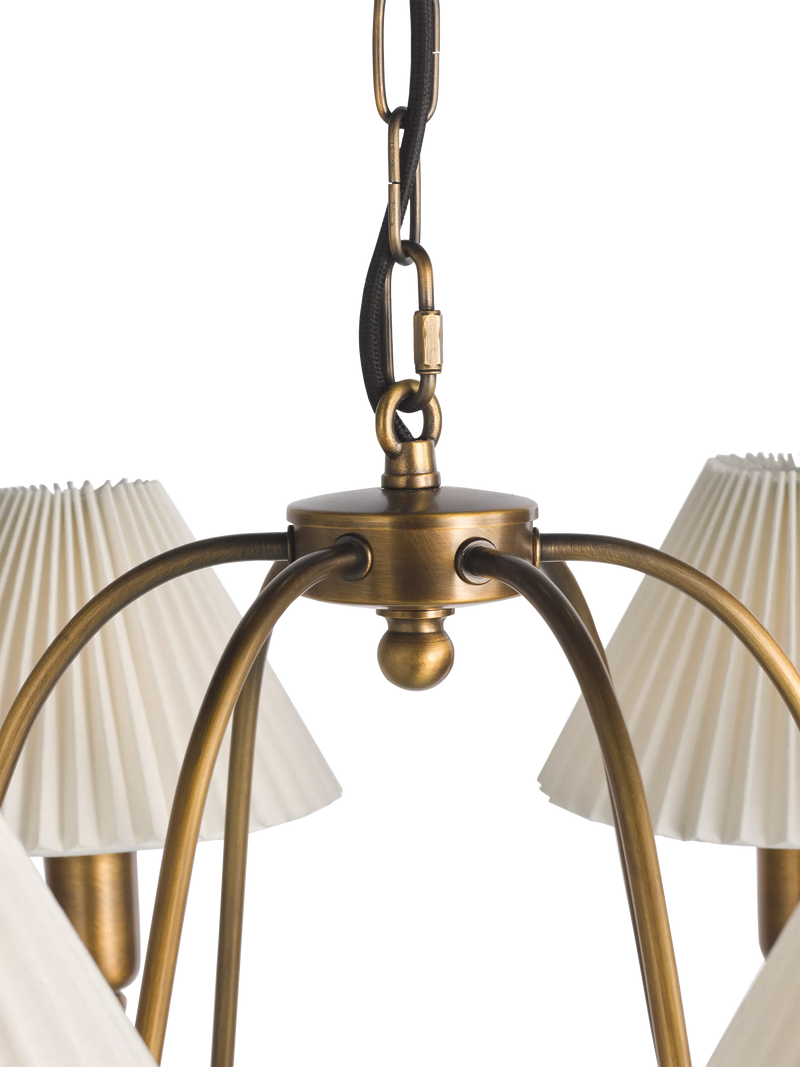 John Lewis ceiling light six-arm candelabra - British product
