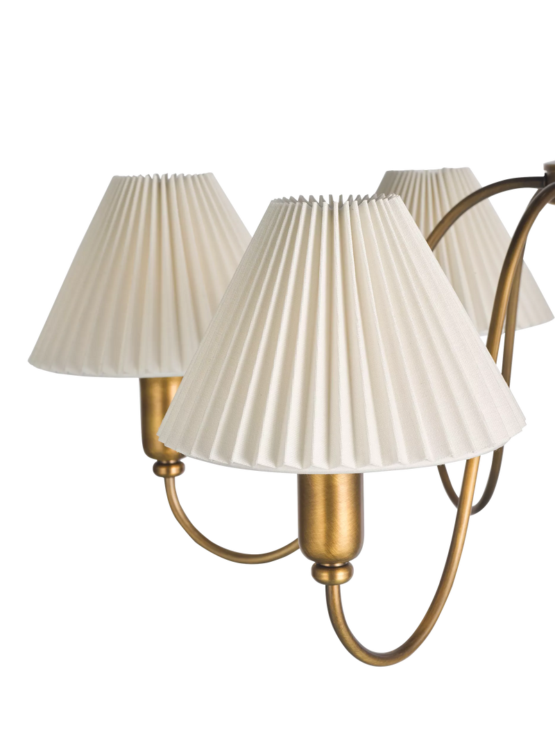 John Lewis ceiling light six-arm candelabra - British product