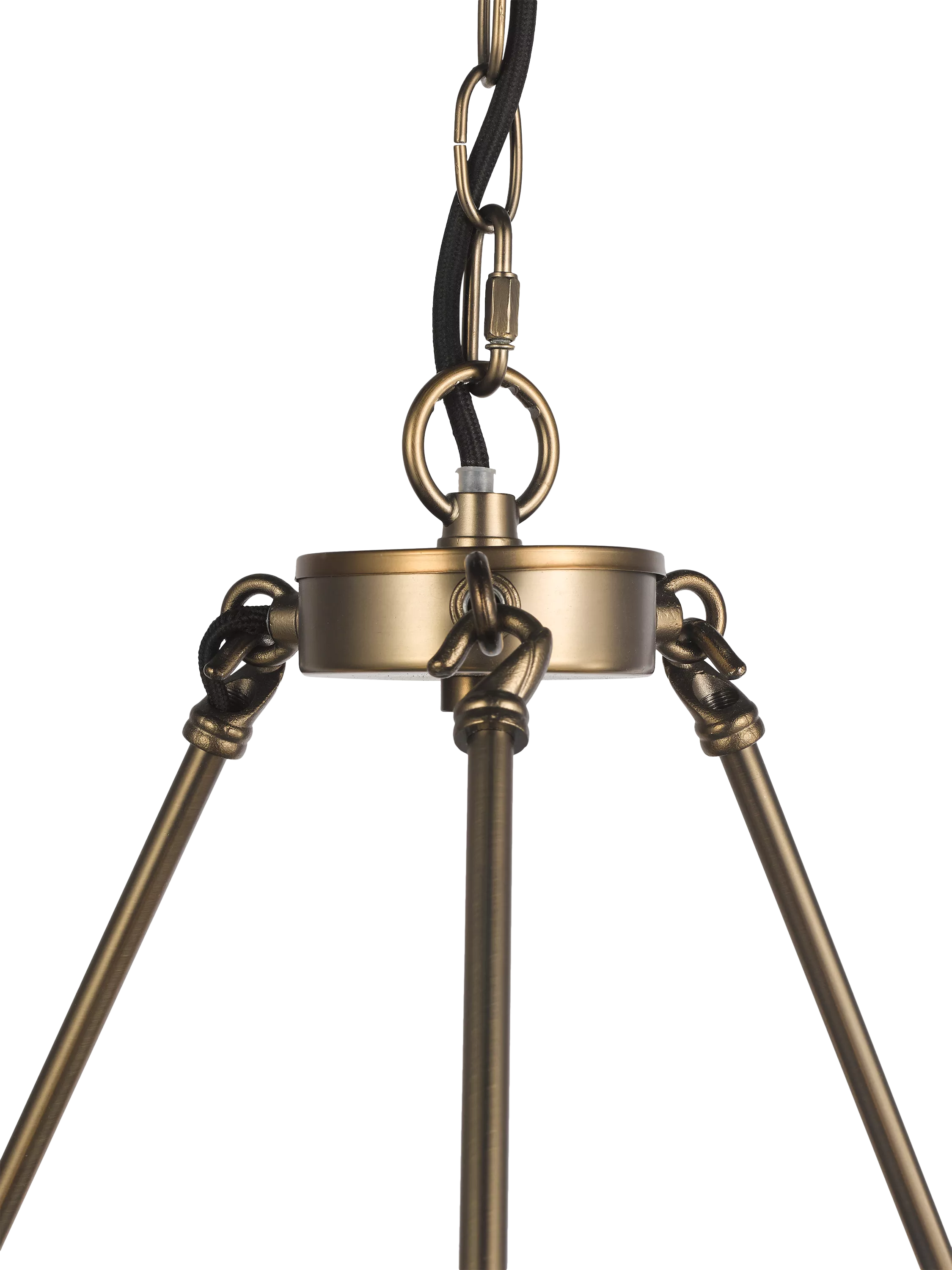 John Lewis Cast Glass Ceiling Light Antique Bronze, imported from the UK