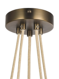 John Lewis Modern Lux Bubble 5 pendant ceiling light satin bronze, UK version