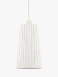 John Lewis Ripple Porcelain Ceiling Shade white, imported from the UK