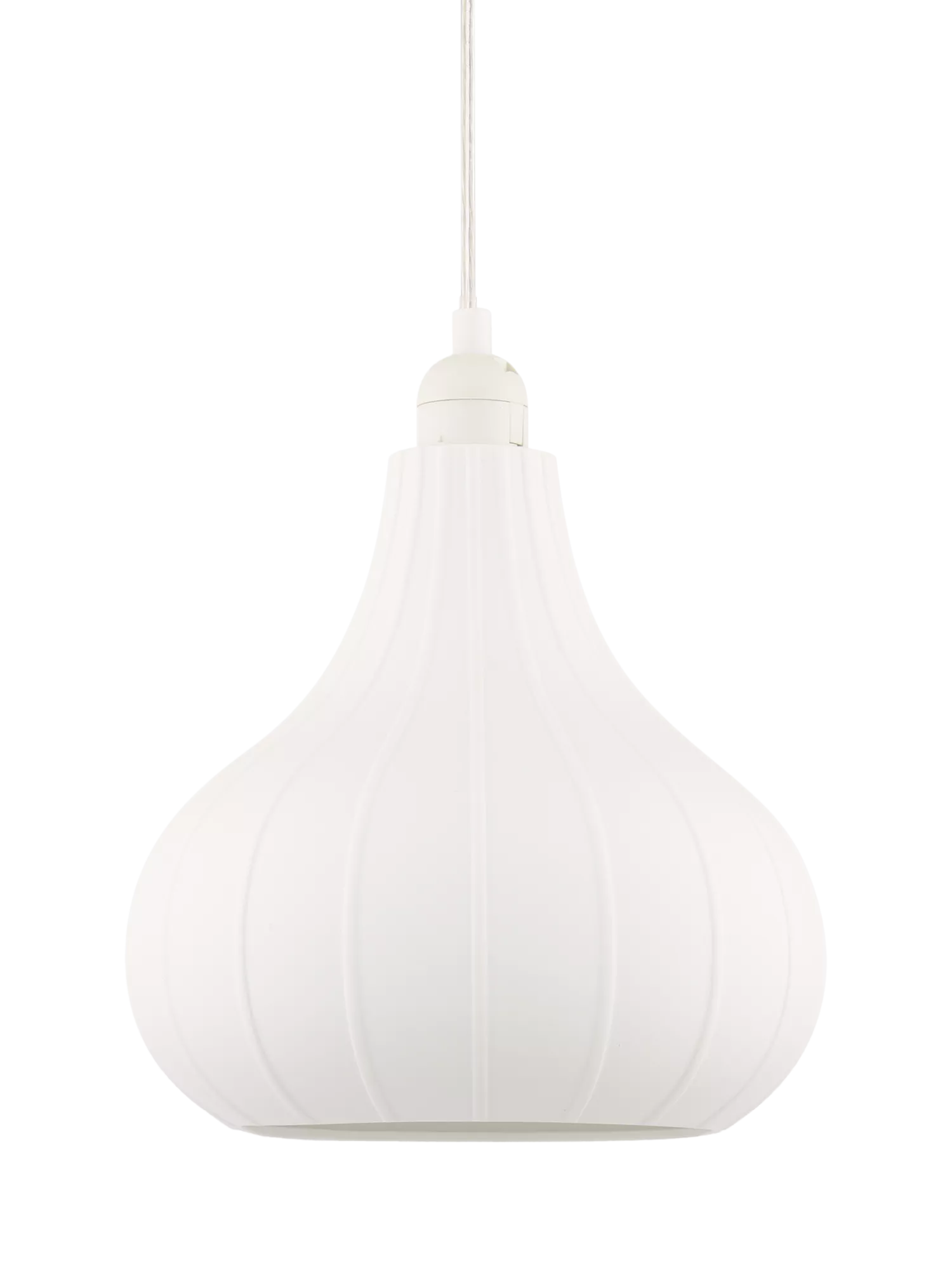 John Lewis tear drop porcelain ceiling shade white 23cm, UK version