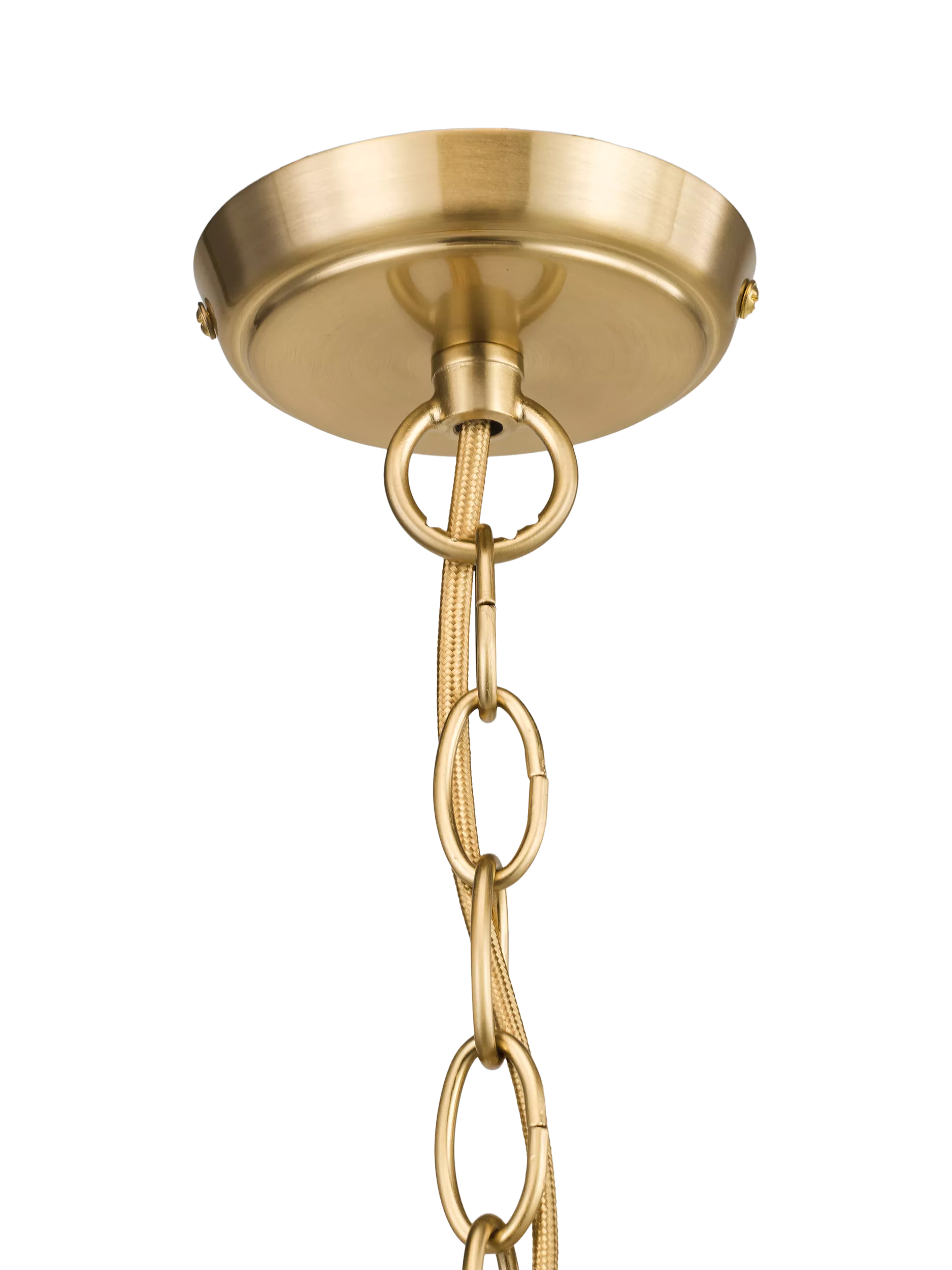 John Lewis textured glass hall pendant antique brass - British product