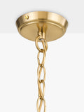 John Lewis textured glass pendant light antique brass (British brand)