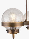 John Lewis vintage spaceship ceiling light antique bronze, UK version