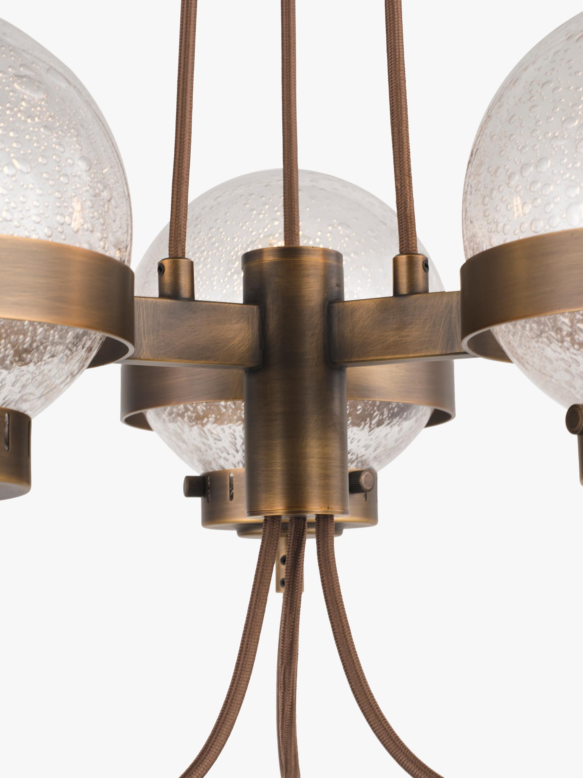 John Lewis vintage spaceship ceiling light antique bronze, UK version