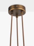John Lewis vintage spaceship ceiling light antique bronze, UK version