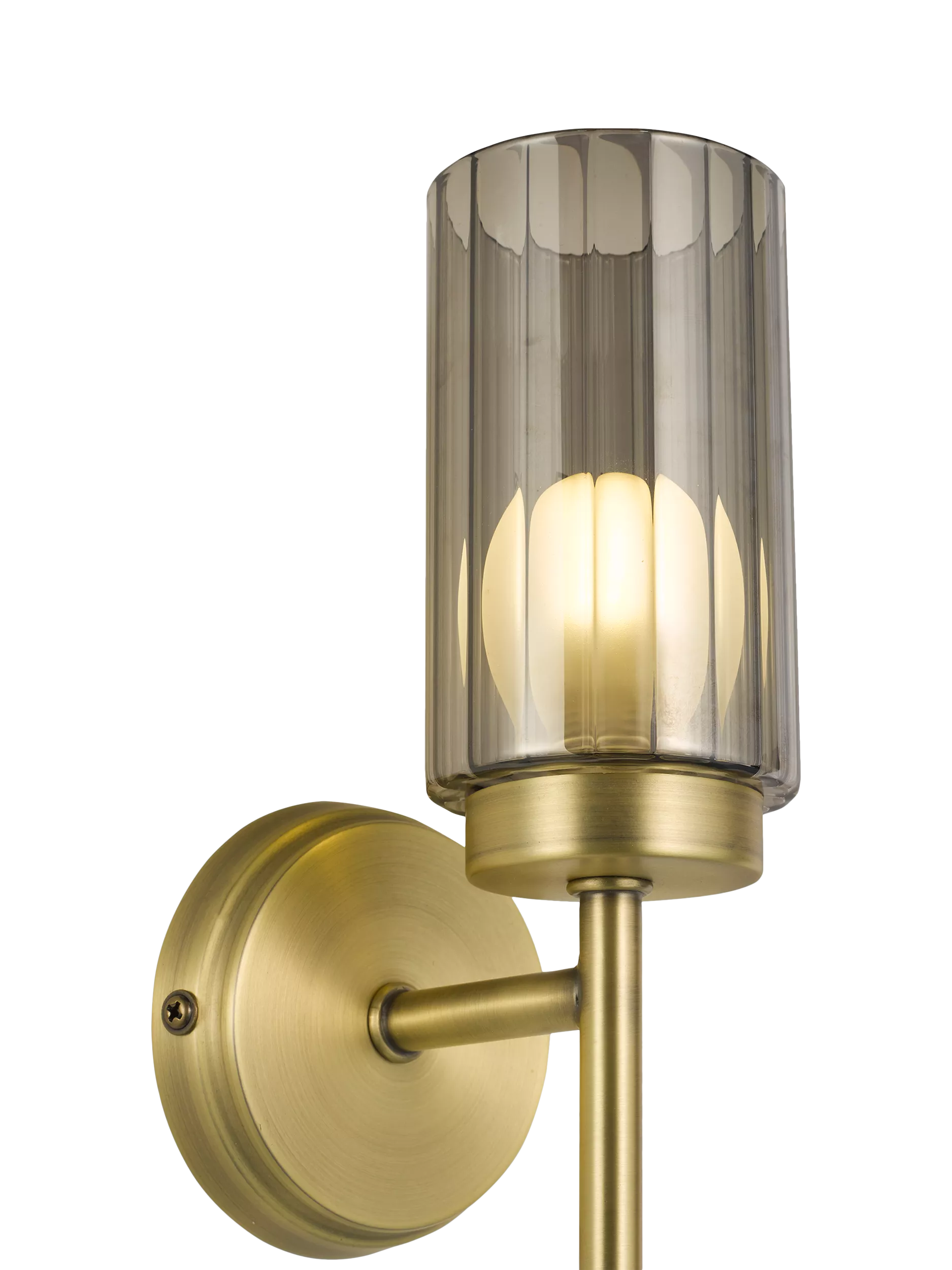 John Lewis Brompton single wall light antique brass (British brand)