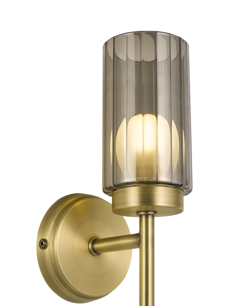 John Lewis Brompton single wall light antique brass (British brand)