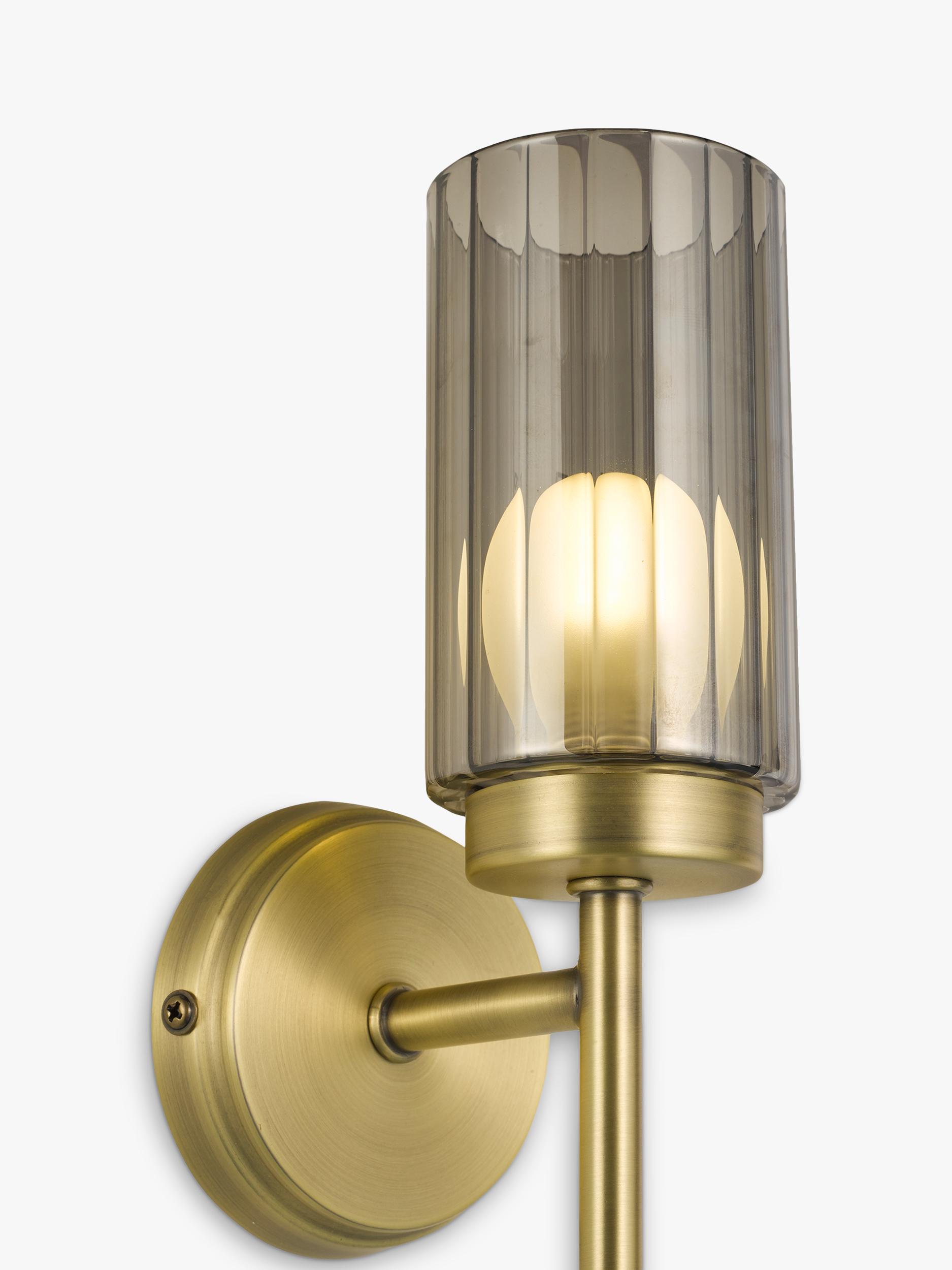 John Lewis Brompton single wall light antique brass (British brand)