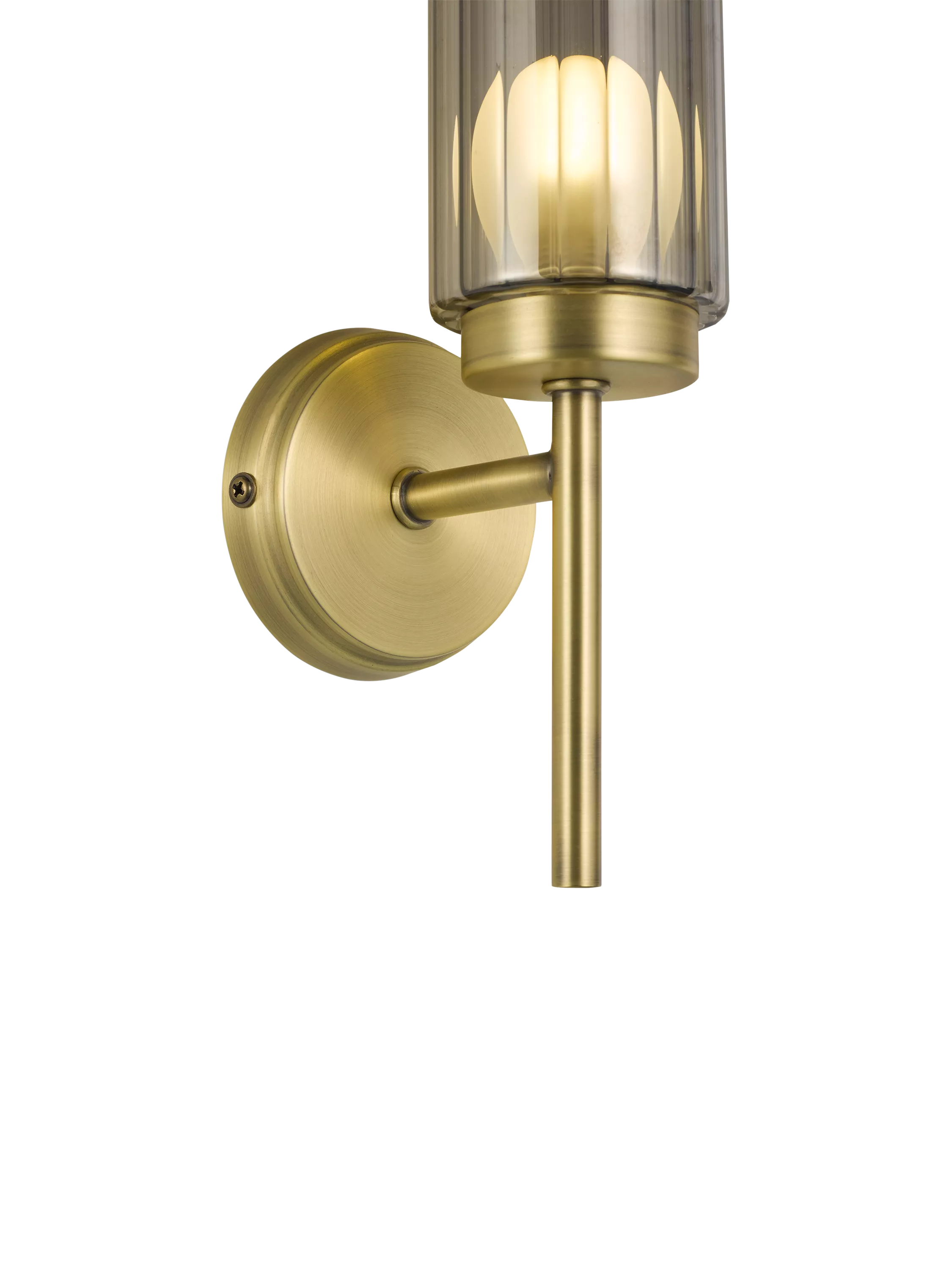 John Lewis Brompton single wall light antique brass (British brand)