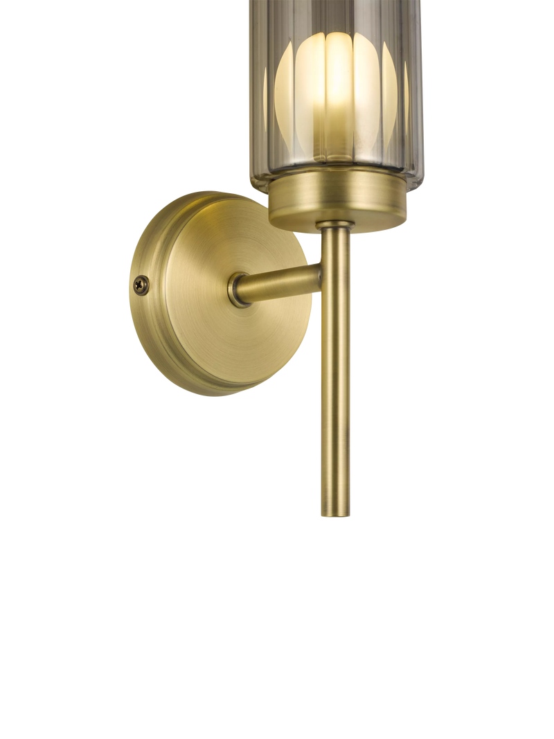 John Lewis Brompton single wall light antique brass (British brand)