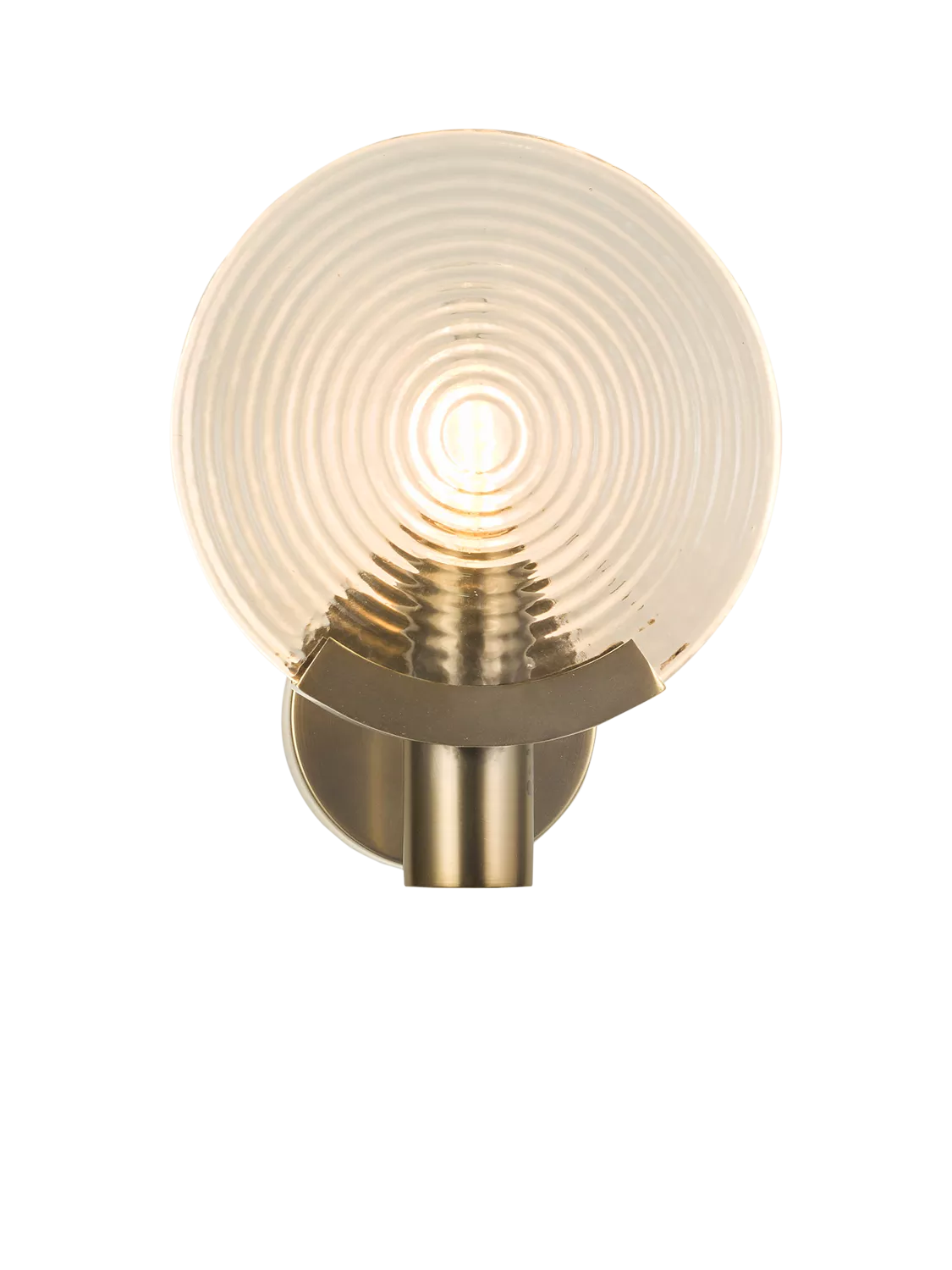 John Lewis cast glass wall light antique bronze - British product