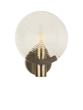John Lewis cast glass wall light antique bronze - British product