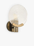 John Lewis cast glass wall light antique bronze - British product
