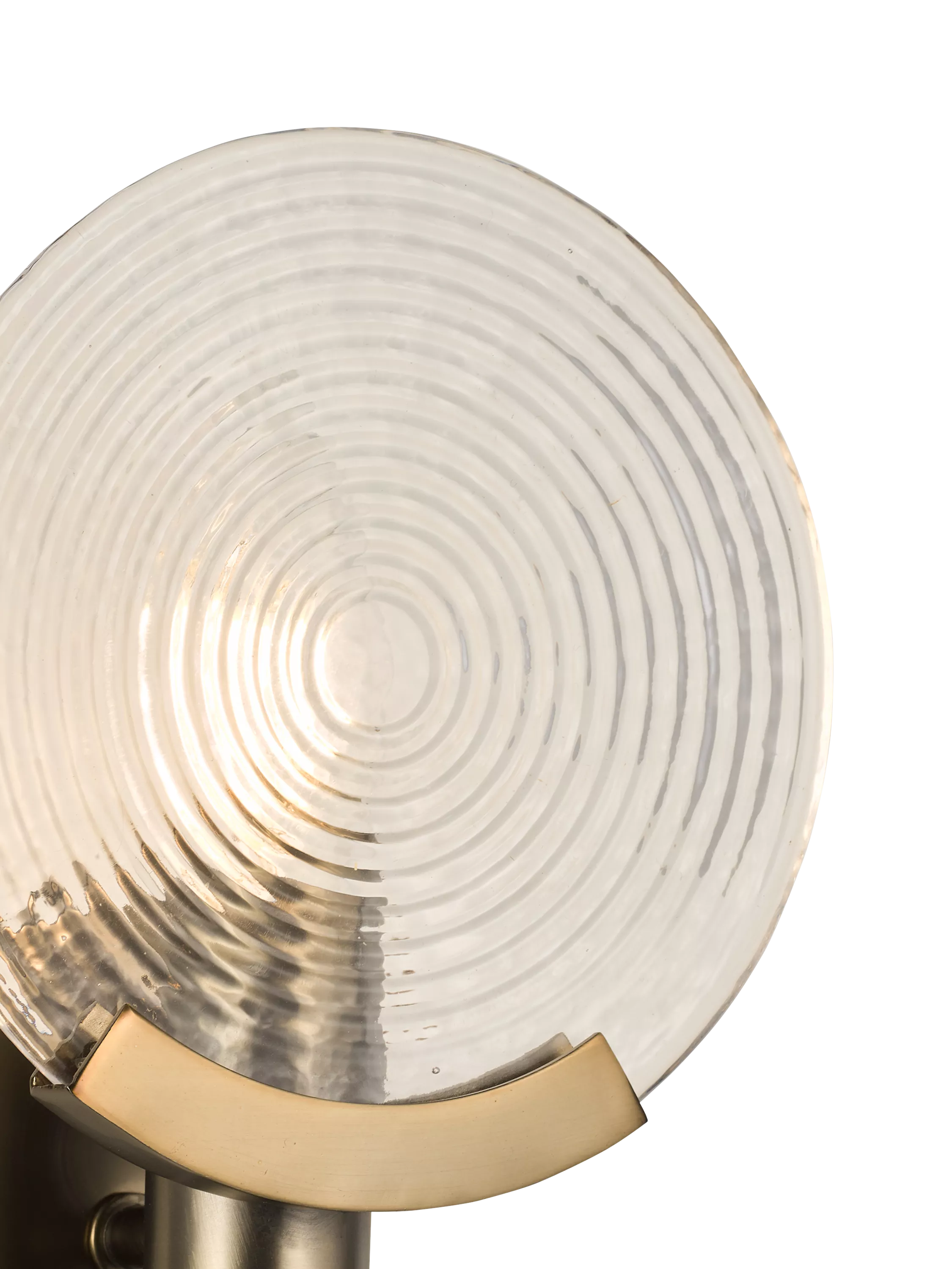 John Lewis cast glass wall light antique bronze - British product
