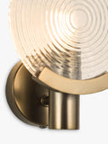 John Lewis cast glass wall light antique bronze - British product