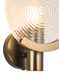 John Lewis cast glass wall light antique bronze - British product