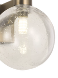 John Lewis wall light bubble glass satin bronze, imported from the UK