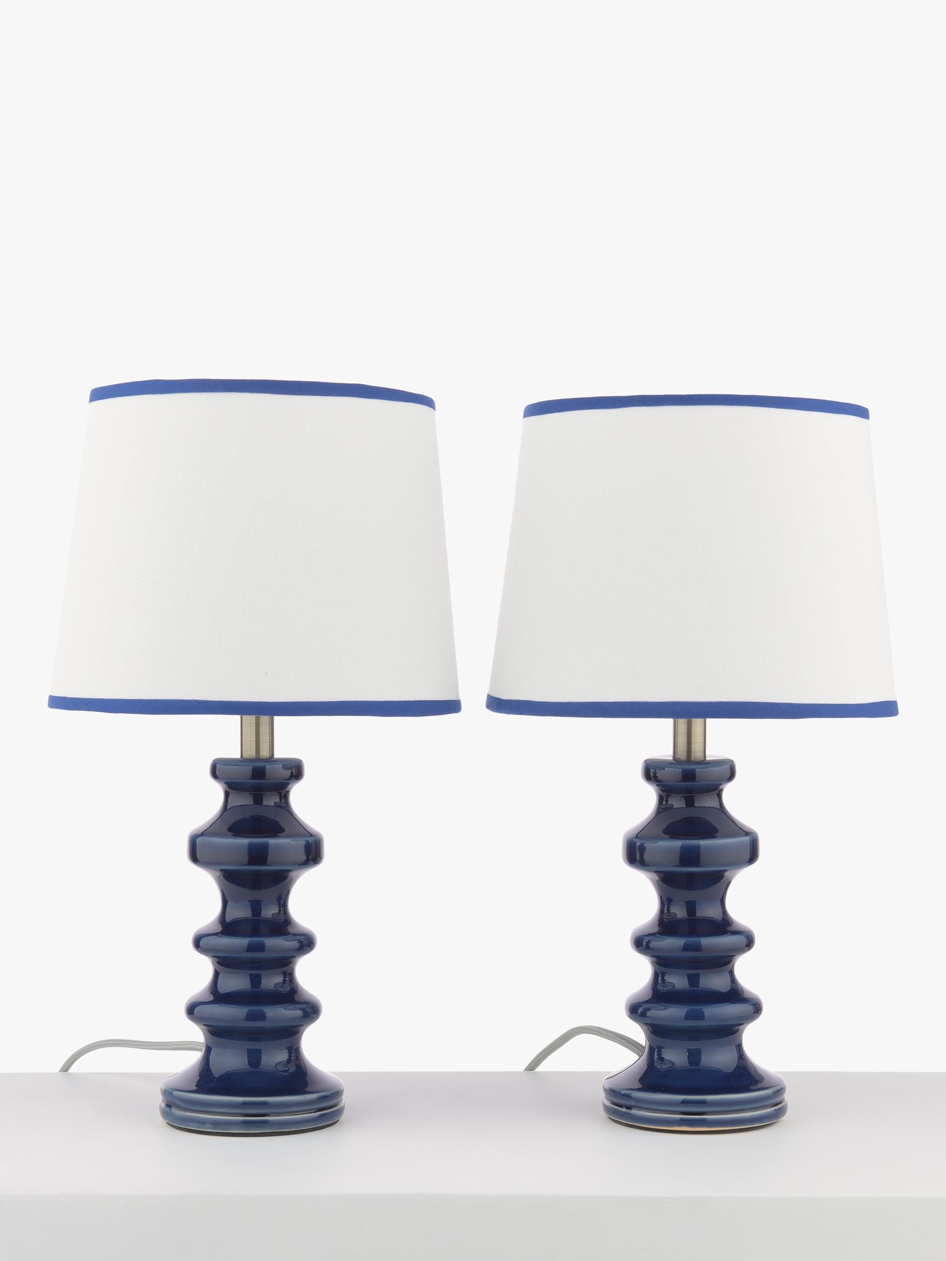 John Lewis Pagoda ceramic table lamp set of 2, imported from the UK