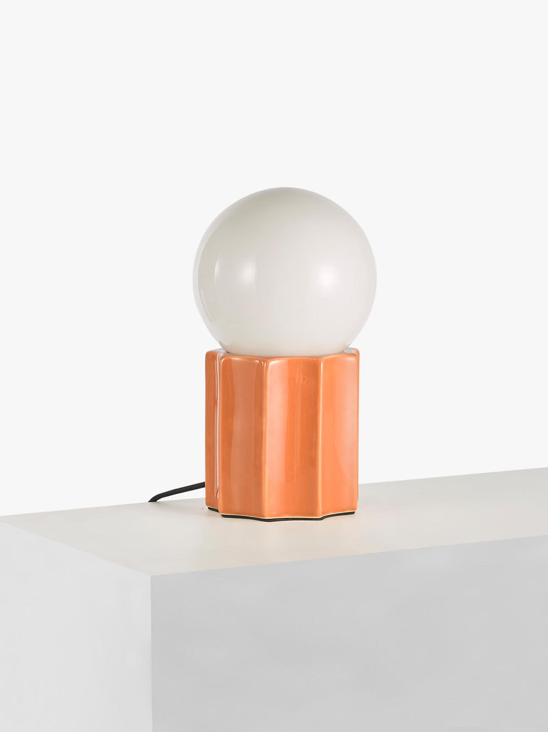 John Lewis Poco ceramic table lamp glazed finish, UK version