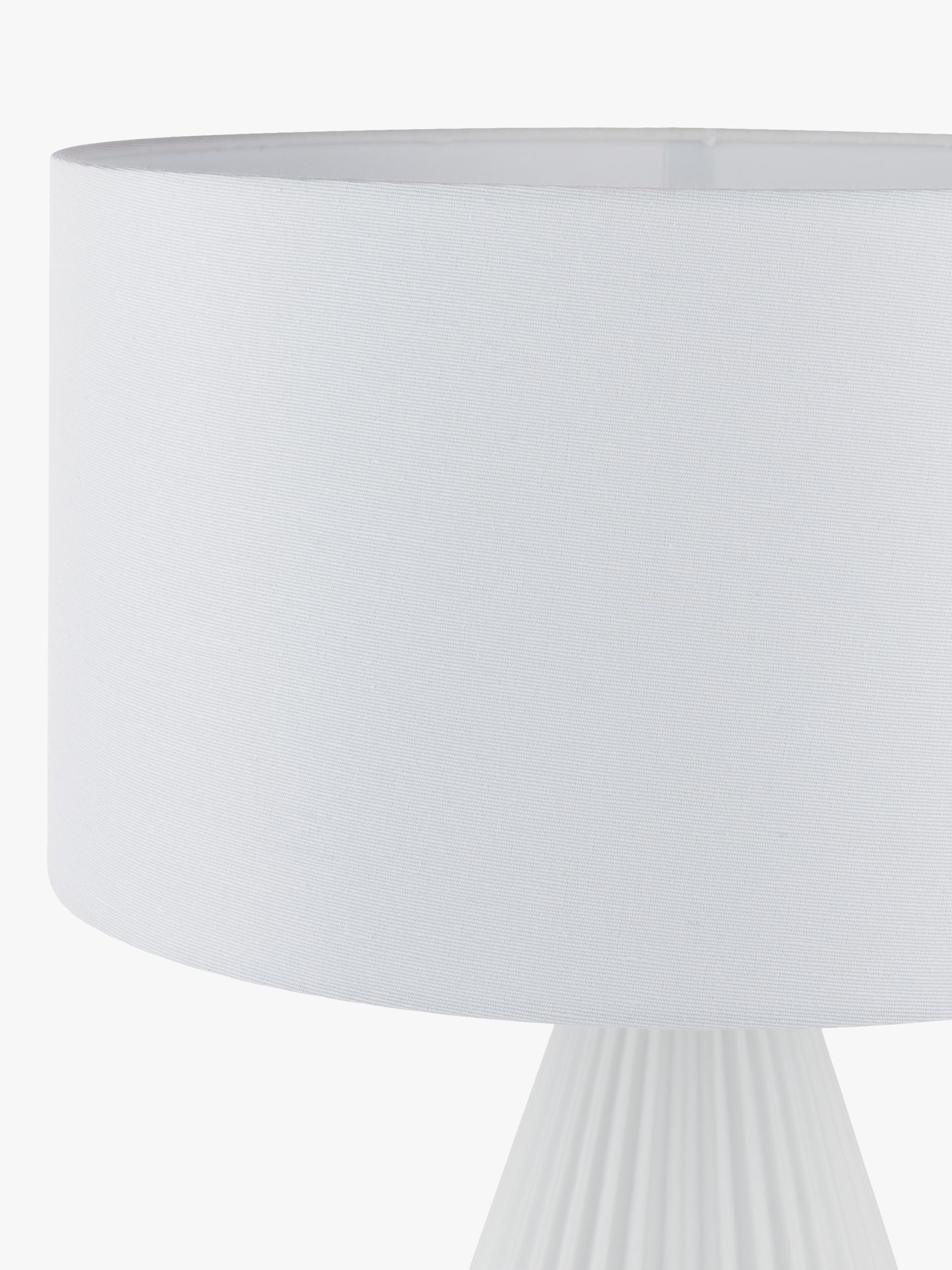 John Lewis Porcelain Dual Light Table Lamp 58x40cm, imported from the UK