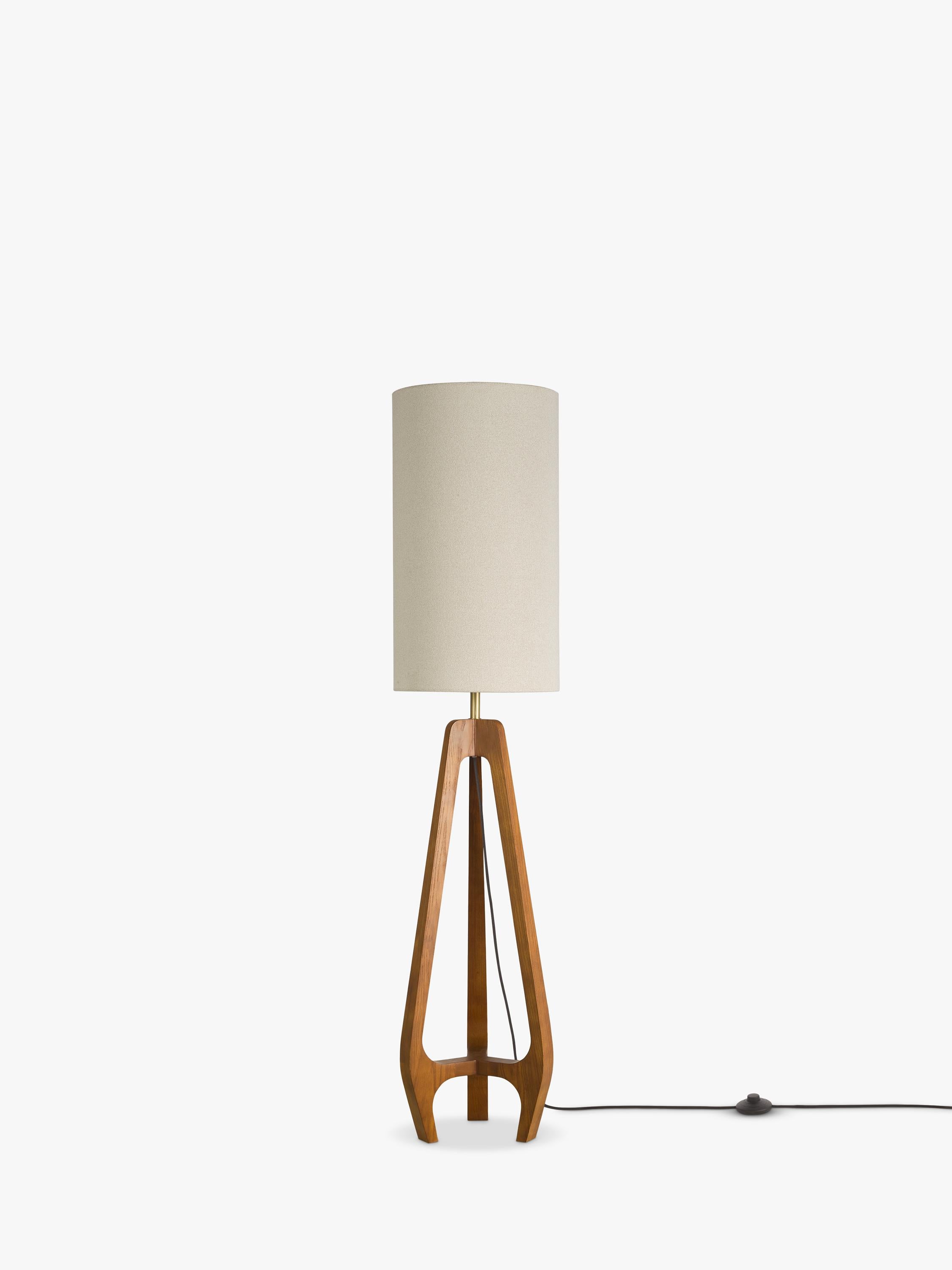 John Lewis Dakota mini floor lamp walnut UK version