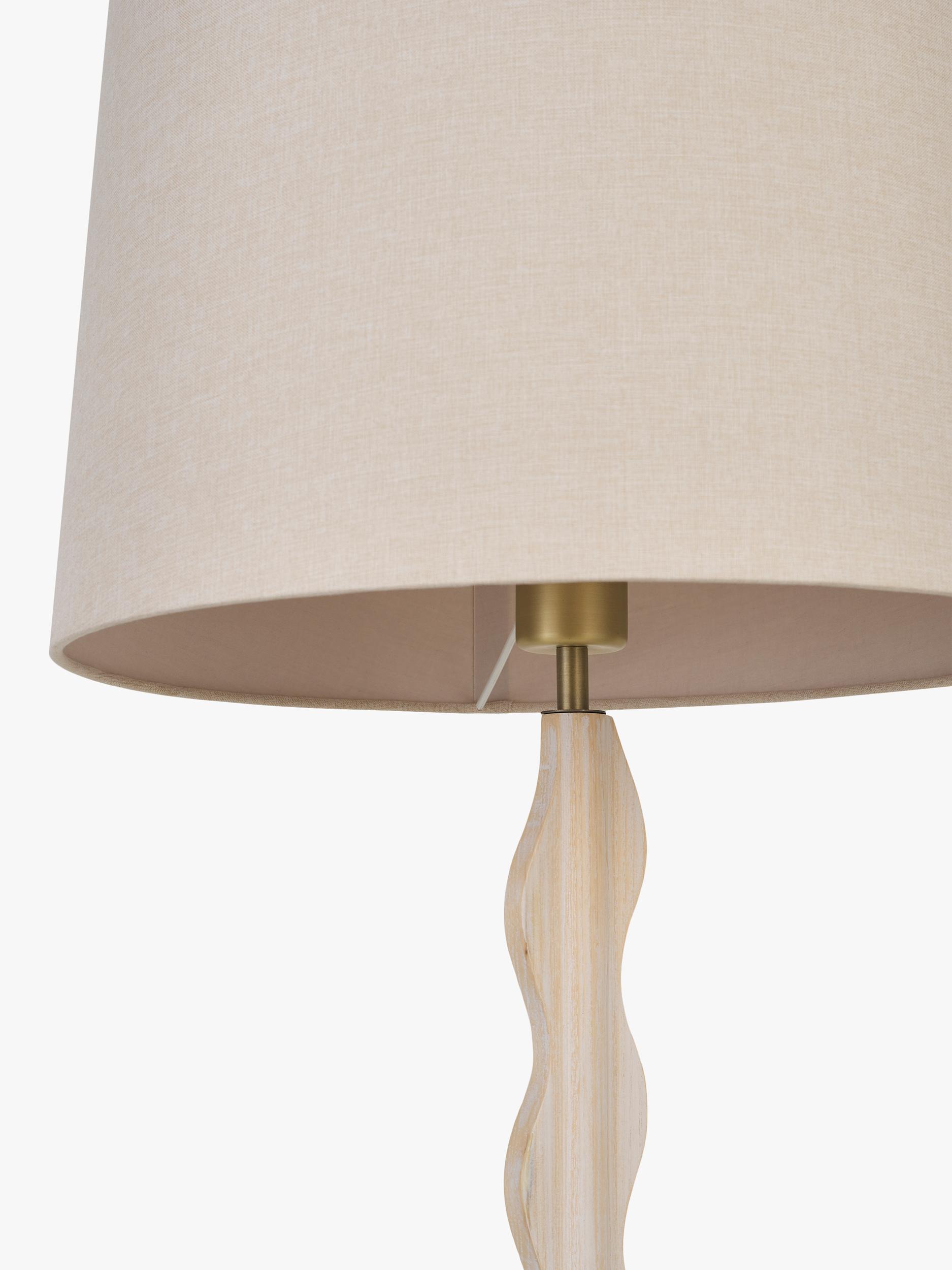John Lewis Wiggle wooden floor lamp 152cm, imported from the UK