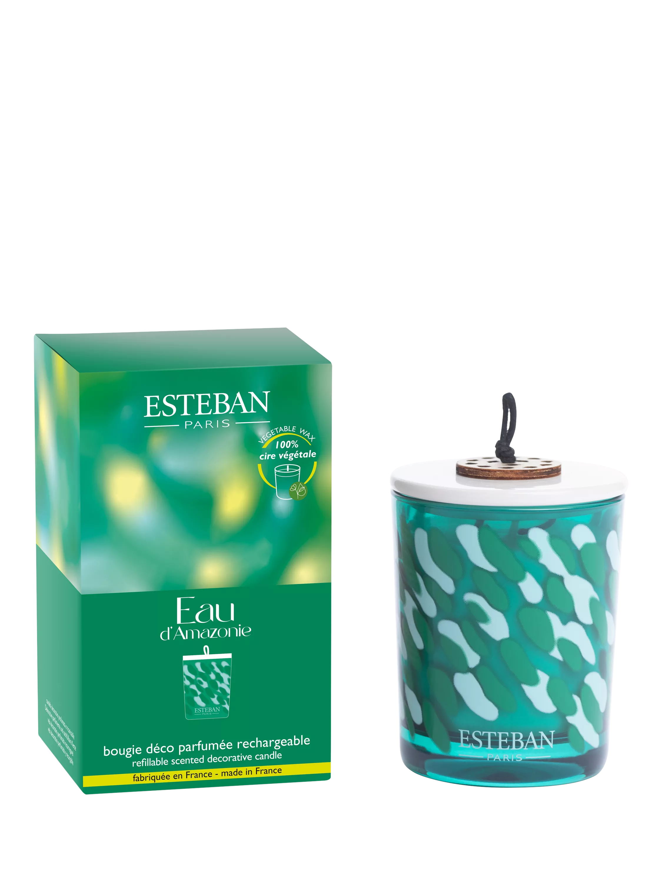 Esteban Eau d'Amazonie scented candle 150g - British product