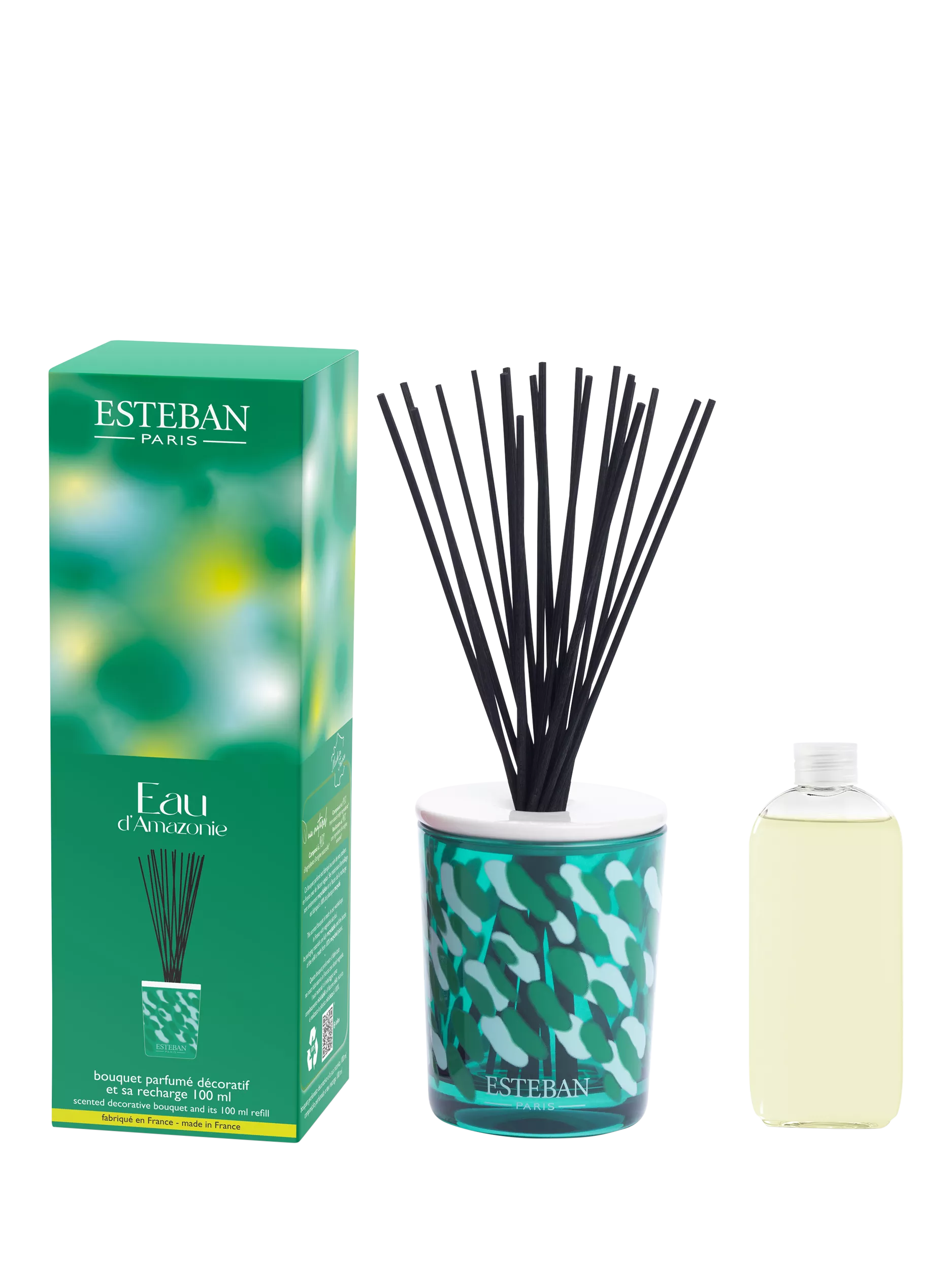 Esteban Eau d'Amazonie reed diffuser 100ml - British product