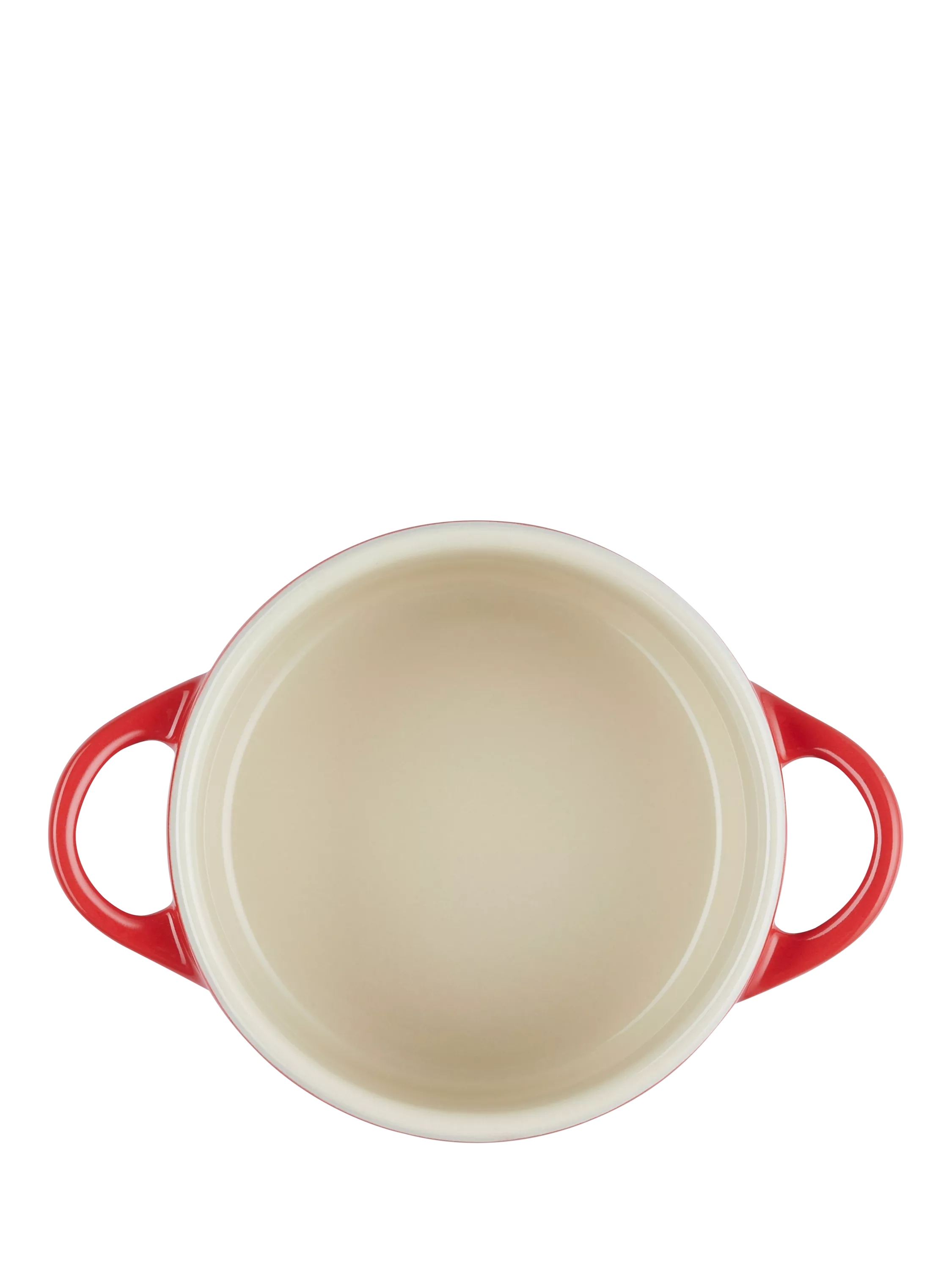 Le Creuset mini round stoneware casserole with heart-shaped lid knob, 10cm, UK version