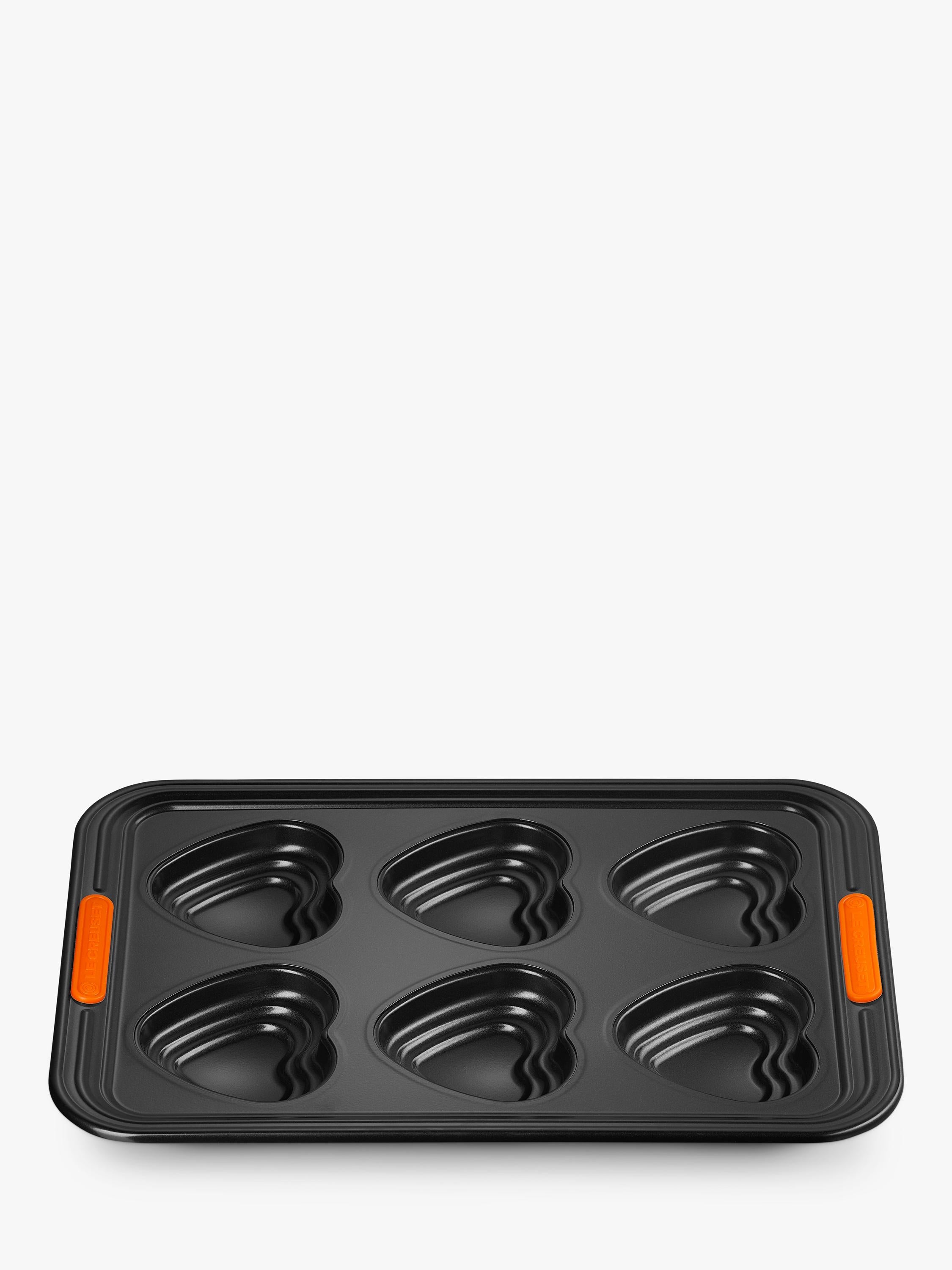 Carbon Steel Heart-Shaped Non-Stick Muffin Tray 6 Cup