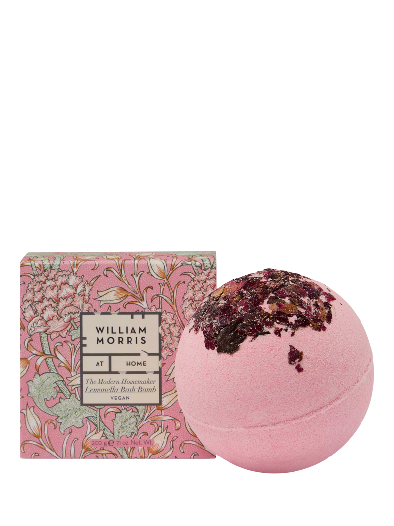 William Morris At Home rose petal bath bomb 200g (British brand)